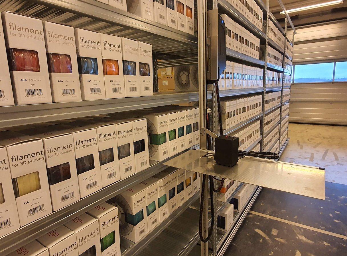 Lagerrobot til det fuldautomatiske lager