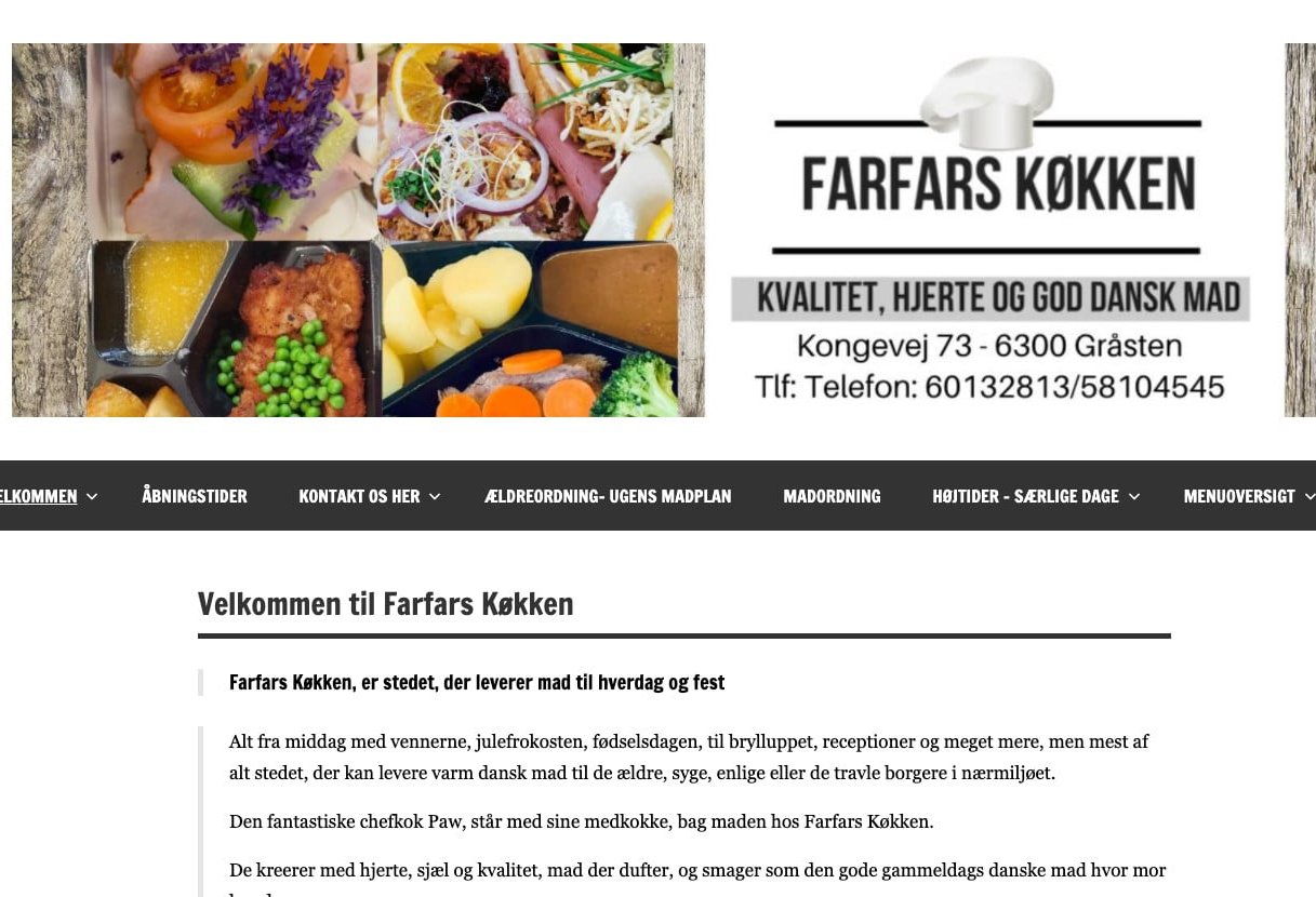 Catering Farfar’s køkken søger investor/lån til at kunne realisere vækst