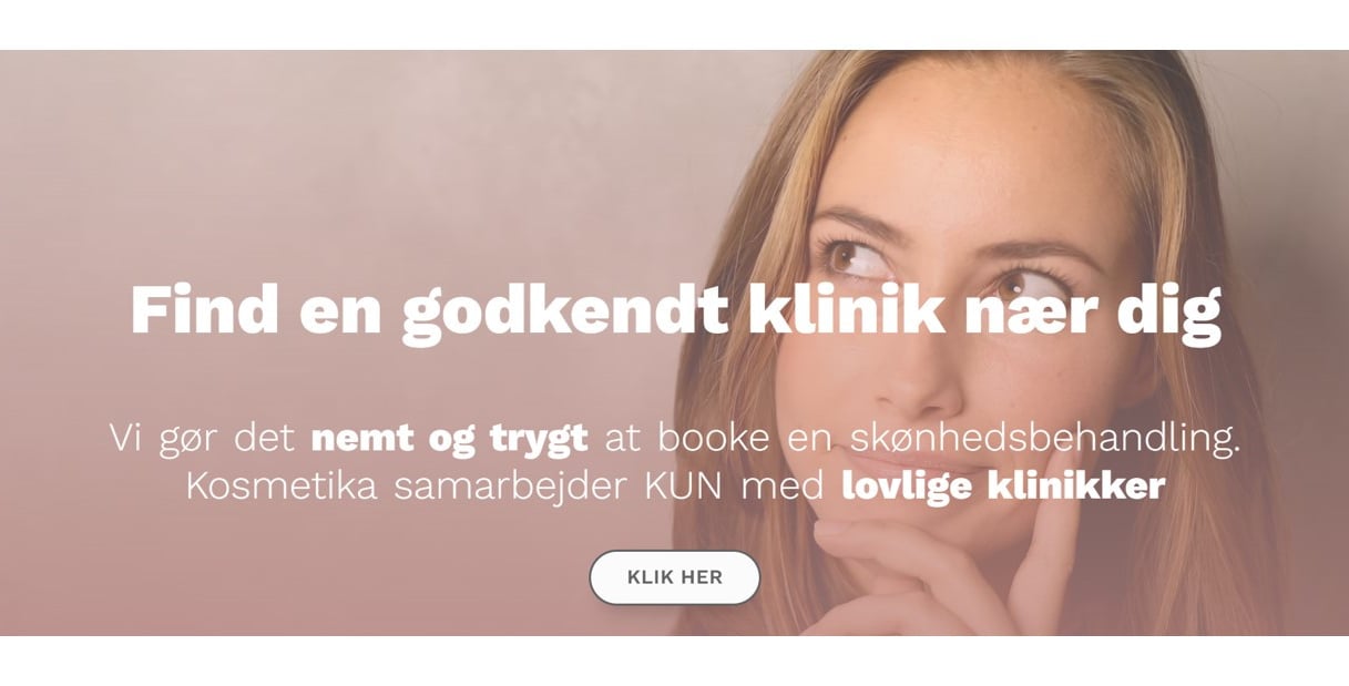 Kosmetika - Marketplace for kosmetiske klinikker i DK