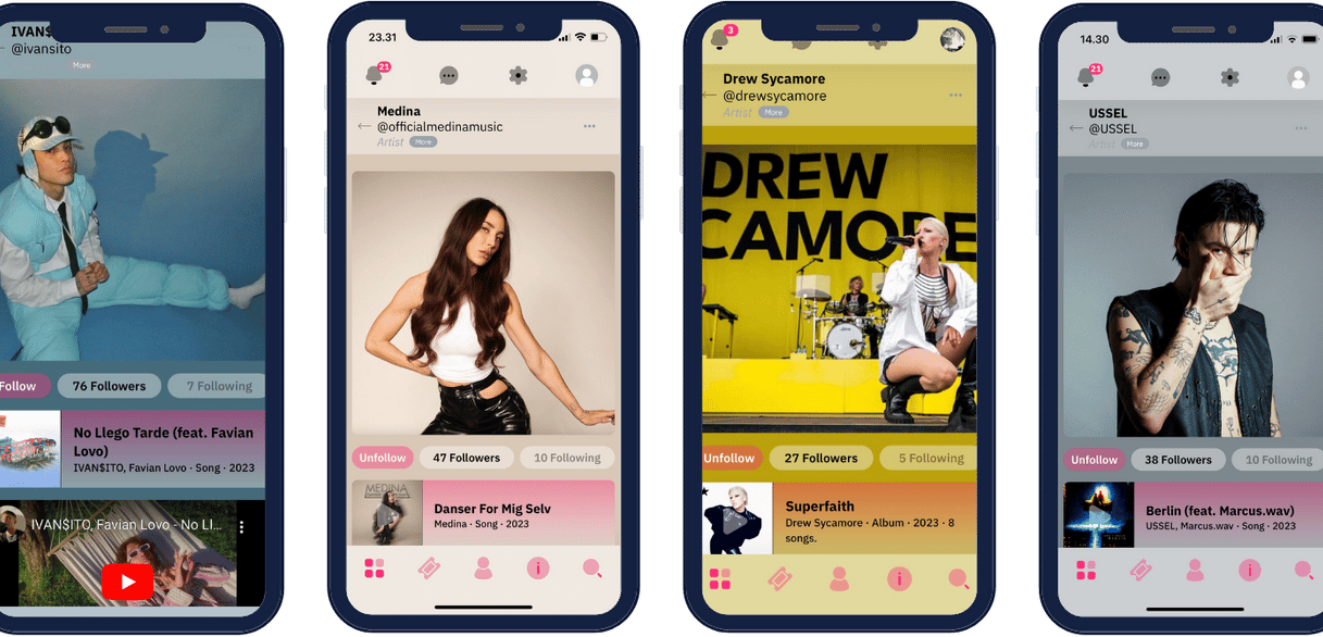 hudda forbinder musikere og artister med deres fans