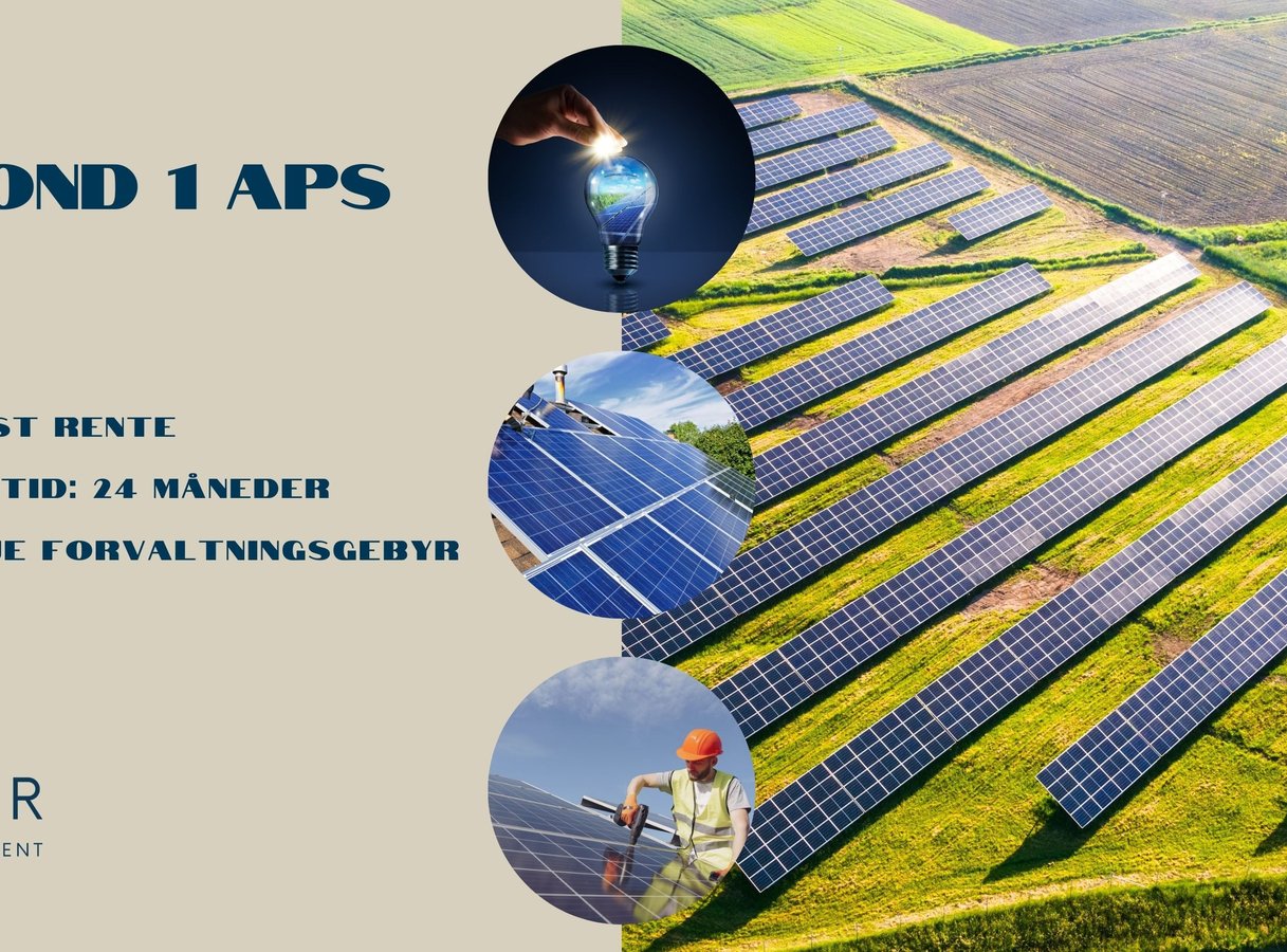 Sol Fond 1 ApS: 11,50% i fast rente & kort løbetid: 24m