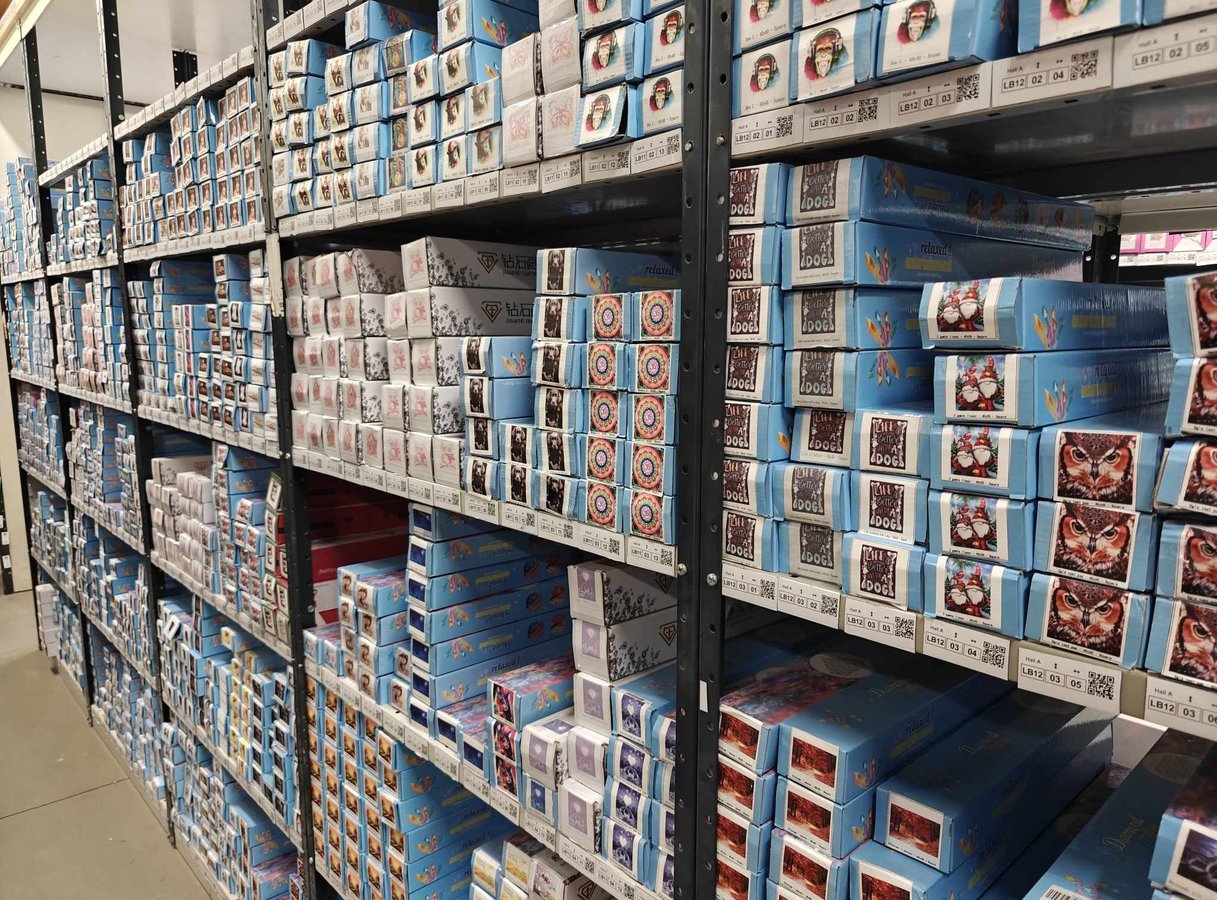 Nichewebshop med salg af diamond paint, mal og tilbehør