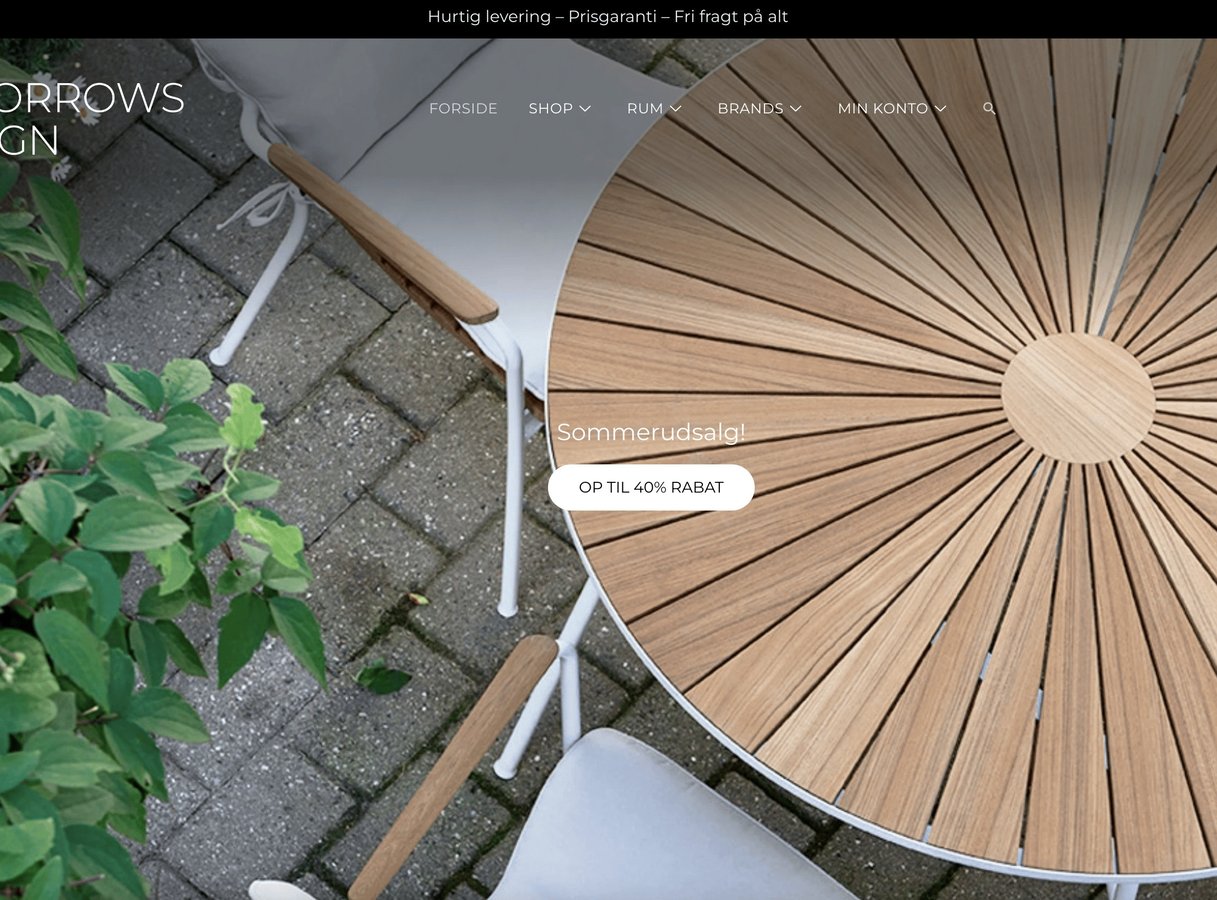 TomorrowsDesign - Salg af møbler online