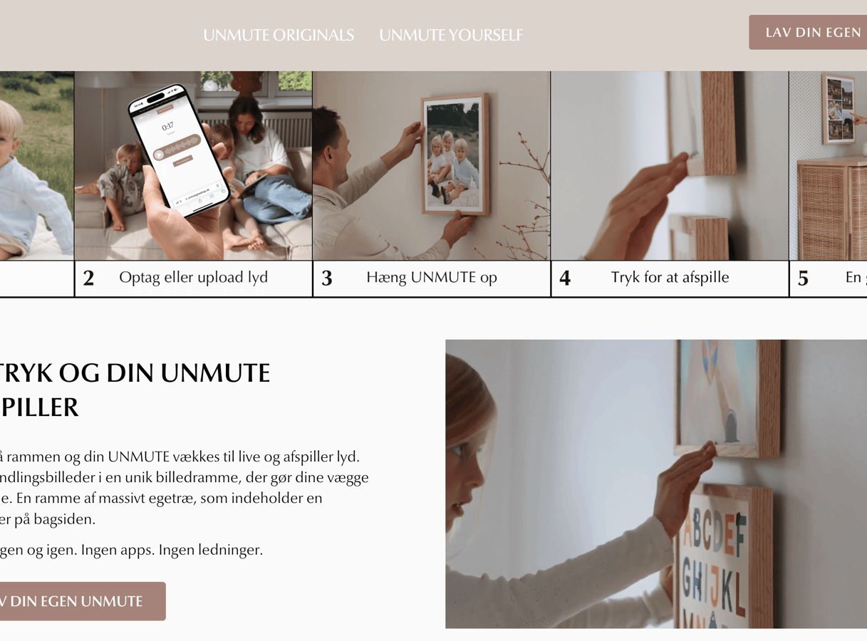 *RUNDEN ER LUKKET*     Løvens Hule casen UNMUTE FRAMES søger kapital til vækst