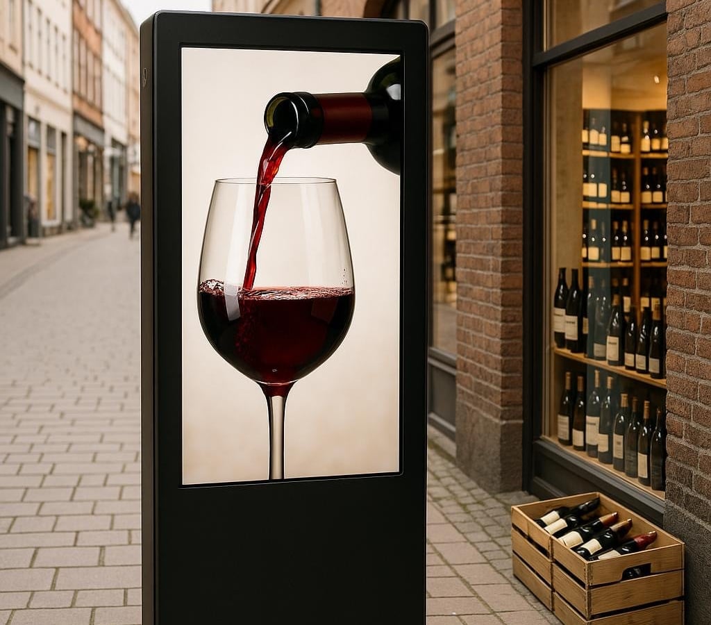 Nyt udendørs trådløst reklameskilt mangler kapital til produktion. Ordre er lavet til første produktion.