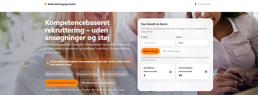 Datadrevet rekruttering uden ansøgninger – kompetencebaseret match mellem virksomheder og kandidater