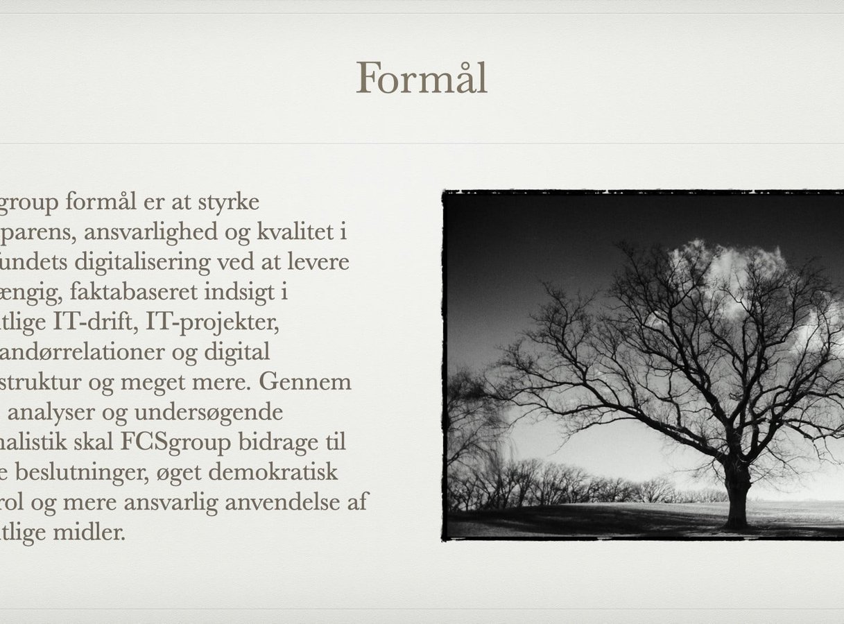 FCSgroup med salg af data omkring offentlige IT marked